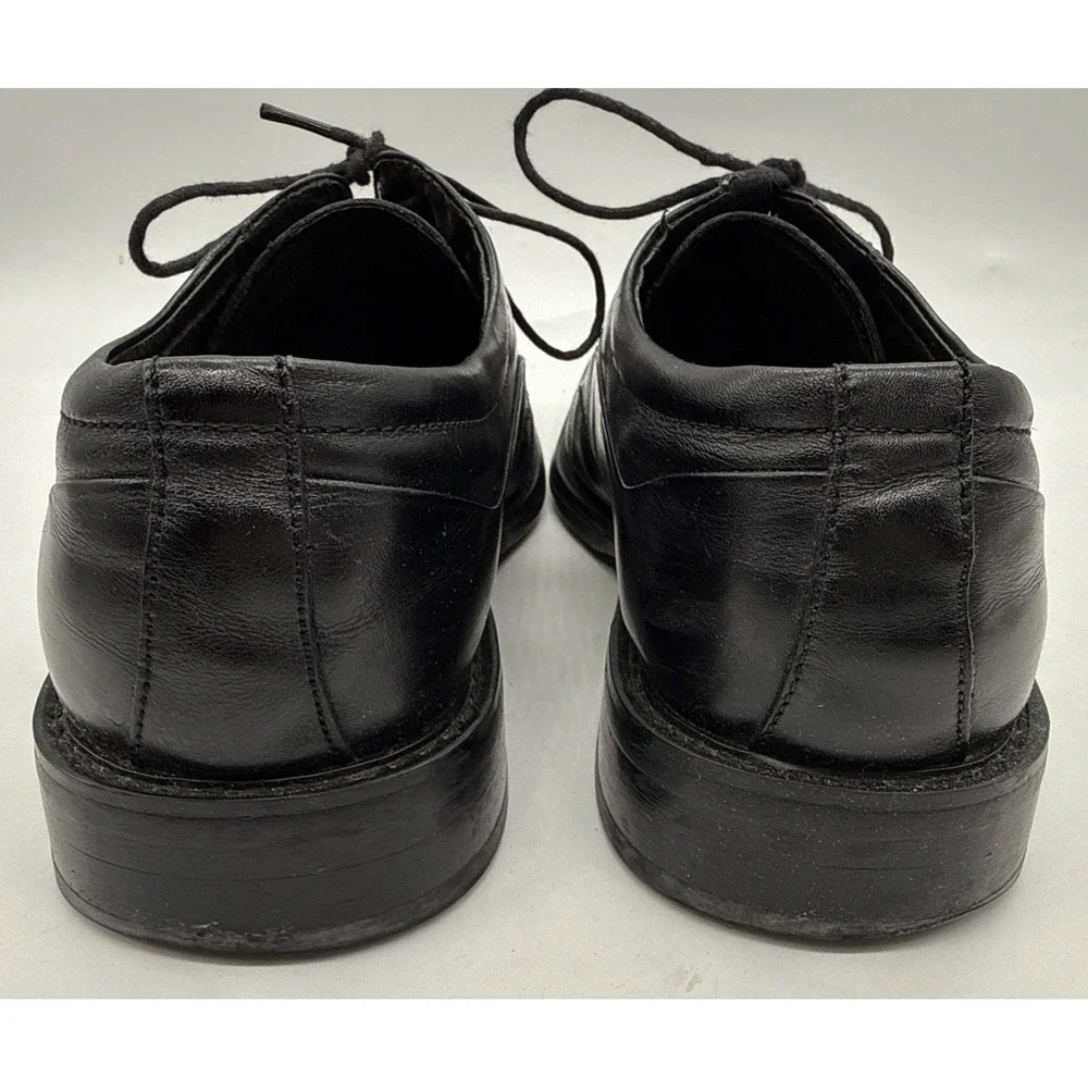 Florsheim Mens Oxford Dress Shoes Square Toe Size 9.5M Black Leather‎